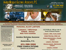 Tablet Screenshot of guzzoneandassociates.com